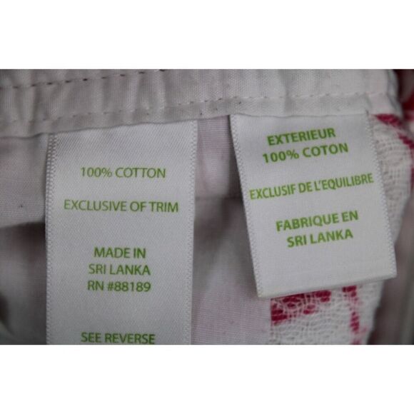 Lilly Pulitzer Walsh short Pink White Yacht Sea Sailboat Print size 8 - Picture 9 of 9